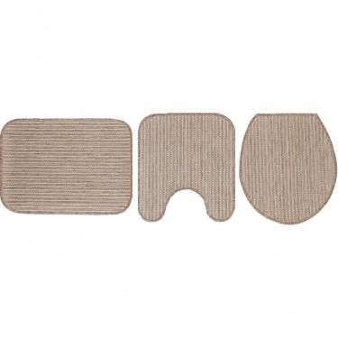 Imagem de Jogo De Banheiro Artesanal Look Gerbera A Com 3 Pecas