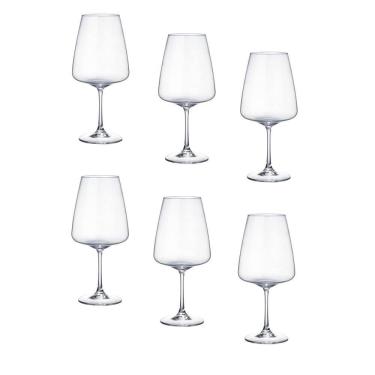 Imagem de Taça para vinho de cristal corvus 750ml 6 peças bohemia