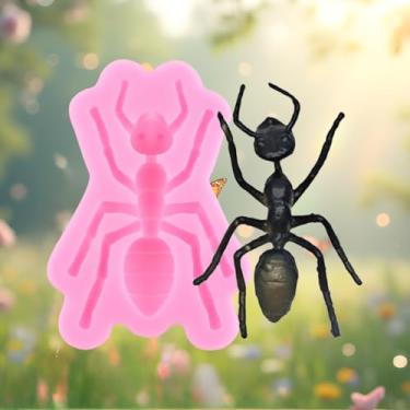 Imagem de Molde de fondant de formiga, moldes de silicone para decoração de bolos, enfeite de cupcake, doces, chocolate, pasta de goma de polímero