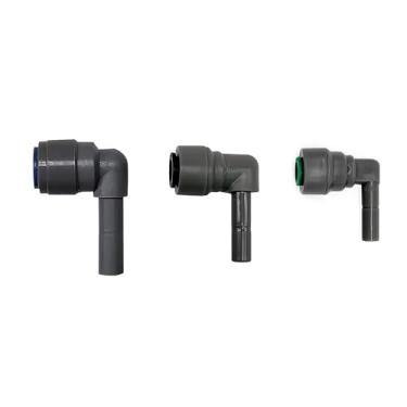 Imagem de 1 Conector De Cotovelo De Plástico Para Fabricação De Cerveja Artesanal - Para Mangueiras De 6.35/8/9.5mm, Vedação Dupla Com Anel O Para Sistemas De Fabricação De Cerveja Caseira(8mm x 8mm)