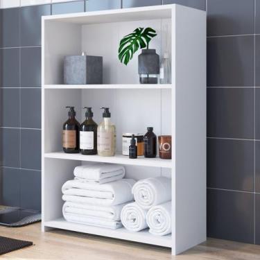 Imagem de Armário de Banheiro 3 Prateleiras Mo030 Branco - Art In Móveis, 12,3kg