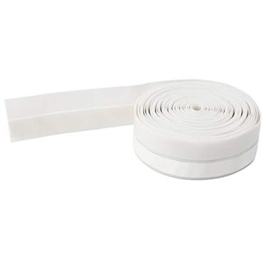 Imagem de ZAWELIYO Tira de Vedação de Silicone Autoadesiva para Isolamento Acústico e Proteção contra Poeira, Proteção contra Intempéries de 5M para Portas e Janelas (Branco)