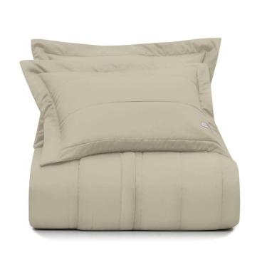 Imagem de Jogo de Colcha Casal Altenburg Cetim 300 Fios Marrom