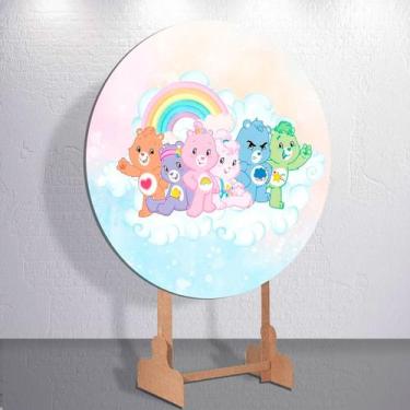 Imagem de Painel Decoração Infantil Redondo Ursinhos Fofinhos Capas De Festa Est