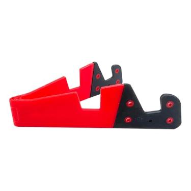 Imagem de Suporte de telefone dobrável – Suporte de tablet portátil colorido – Suporte portátil dobrável estilo V para celulares, tablets e smartphones, suporta uso na mesa de trabalho