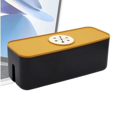 Imagem de Organizador de carregador, caixa organizadora de cabos, organização doméstica, estojo de armazenamento de energia antiderrapante para plugues de alimentação de fios