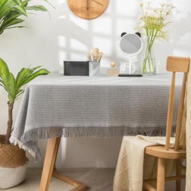 Imagem de Capa de toalha de mesa moderna, antiqueimadura e à prova de óleo, estilo banquete luxuoso, tecido resistente a amassados. Perfeito para festa de casamento, aniversário, jantar formal - tipo 08||90 x