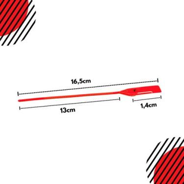 Imagem de Lacre malote 16cm vermelho 100un - KM LACRES