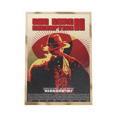 Imagem de Pôster Adesivo De Alta Qualidade À Prova d'Água Do Jogo Red Dead Redem