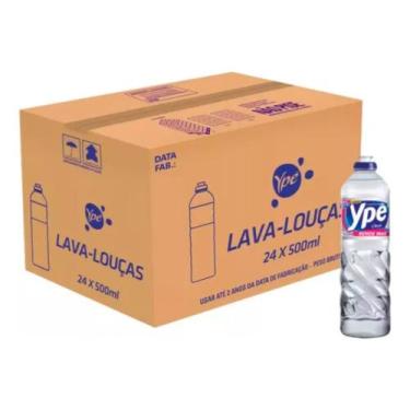 Imagem de Kit 24 Detergente Líquido YPE Clear 500ml Cada - Ypê