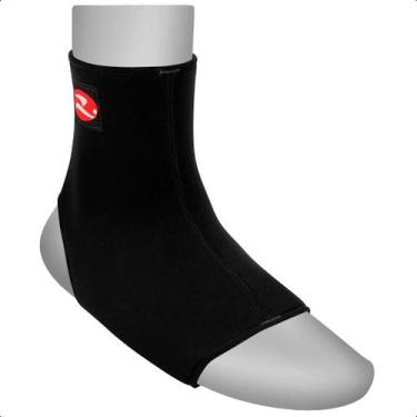 Imagem de Tornozeleira realtex neoprene cano longo, Preto, P