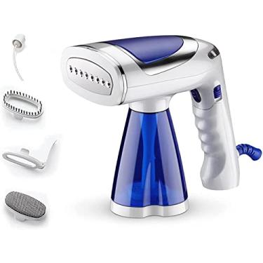 Imagem de Vaporizador para Roupas de Viagem 1600W Rugas Tecidos com Tanque Água 250ML Ferro Vapor Rápido 3 Pincéis