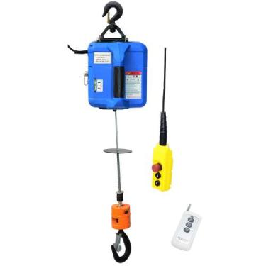 Imagem de Guincho eletrico portatil 300kg x 11,8m com controle remoto GEP300 acm