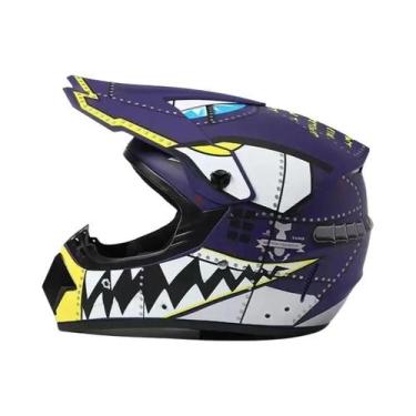 Imagem de Capacete Infantil Para Motocicleta Off-Road, Bicicleta, Downhill, Cros