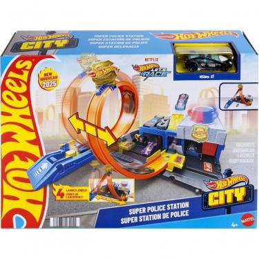 Imagem de Hot Wheels City Super Delegacia De Polícia - Mattel Jbm71