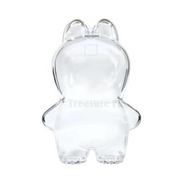 Imagem de Capa Protetora De Acrílico Para Boneca Labubu V1 V2 V3 V4 Com Chaveiro