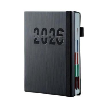 Imagem de Calendário De Planejamento Diário 365 Dias 2026, 400 Páginas, Caderno 