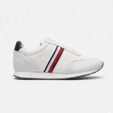 Imagem de Tênis Tommy Hilfiger Leeds Runner Mix Branco-Masculino