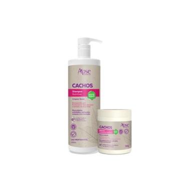 Imagem de Kit Shampoo 1l E Máscara 500g Cachos - Apse - APICE
