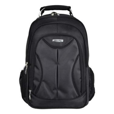 Imagem de Mochila Trabalho Masculina Notebook Reforçada Alça Costas Ajustável - Black Origin - Yins