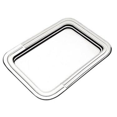 Imagem de Bandeja Inox Tramontina Retangular - 61529/420, Prata