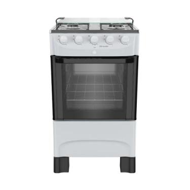 Imagem de Fogao 4bcs Mesa Inox Mfi4bb Mueller, Branco, Bivolt
