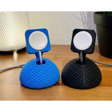 Imagem de Suporte de carregador retrô para Apple Watch (inspirado no iMac) Cor D