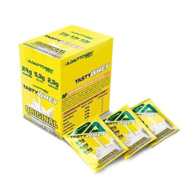 Imagem de Tasty Whey - 12 Unidades 34g Original - Adaptogen-Masculino
