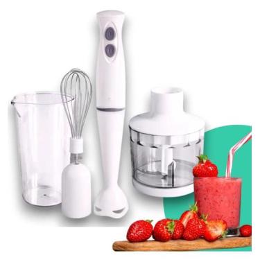 Imagem de Processador e Triturador Mixer 3 Em 1 Bk-mix3fn-127v Portátil Branco -