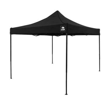 Imagem de Tenda Gazebo Bel Fix Pagoda 3x3m Dobrável Oxford Camping Lazer, Preto
