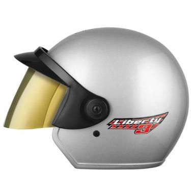 Imagem de Capacete aberto pro tork liberty 3 solid, PRATA, 60