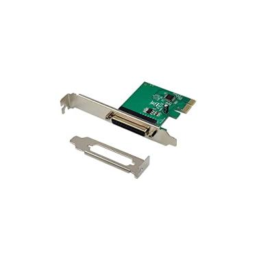 Imagem de X-MEDIA Cartão adaptador paralelo PCI Express 1 porta DB25 (PCIe x1) – Suporta ECP/EPP/SPP – Suporte de baixo perfil incluído [XM-PEX-1P]
