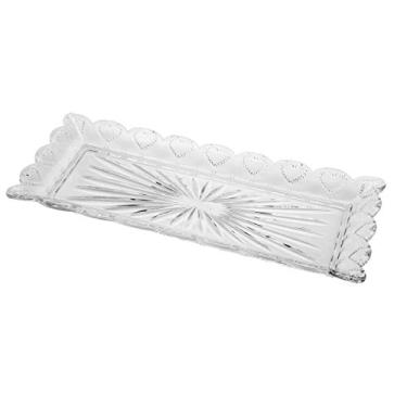 Imagem de TRAVESSA DE CRISTAL HEART 39,5x17,5x3,5cm