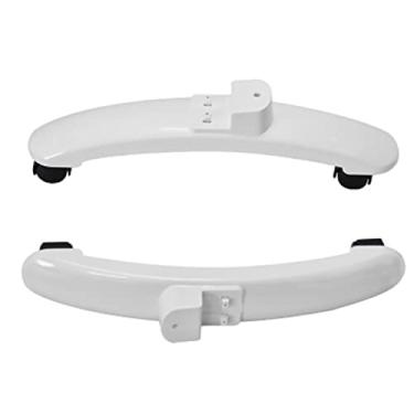 Imagem de NUHFUFA Suporte de aquecedor de 2 peças, base de pés contrabalançada com rodízios de polia suporte de plástico fixo para aquecedores Midea NDK22-15D/15D1/16A/18HW NDX-S2 acessórios