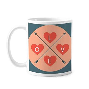 Imagem de Caneca de amor de cerâmica para café e porcelana de cerâmica para dia dos namorados