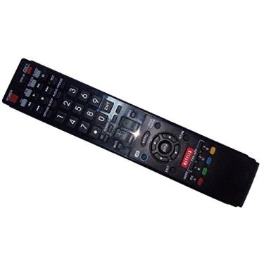 Imagem de Controle remoto substituto compatível com Sharp LC70LE745 LC70LE640U LC-60LE830 LC70LE735U LC-60LE832U AQUOS LED LCD HD TV com botão 3D NETFLIX