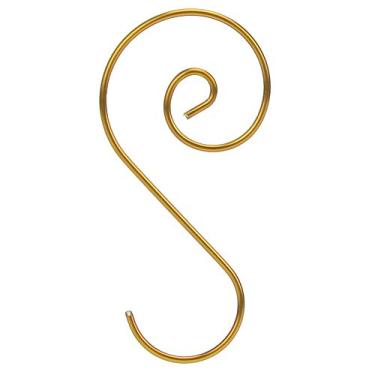 Imagem de Mini Multiuso Metal S Forma Ganchos Decoração de Suporte de Árvore de Natal para Panelas Penduradas Vasos Plantas Sacos Toalhas Ganchos de Cozinha Resistentes Ganchos (60 pcs)(gold), Ganchos s,