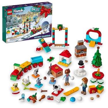Imagem de LEGO Friends 2023 Advent Calendar 41758 Christmas Holiday Countdown Playset, 24 Collectible Daily Surprises Including 2 Mini-Dolls and 8 Pet Figures