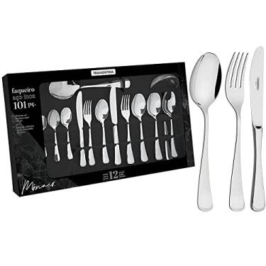 Imagem de Faqueiro Aco Inox 101 Peças Monaco - Tramontina