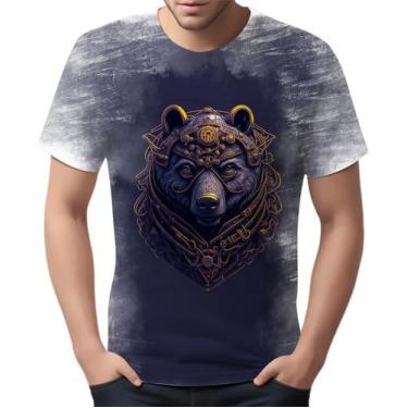 Imagem de Camiseta Camisa Estampada Steampunk Urso Tecnovapor Hd 13 - Enjoy Shop