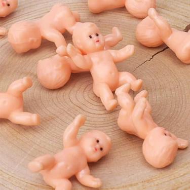 Imagem de JUXINGDAZYF 1.2" King Cake Babies Mini Plastic Babies for Baby Shower Ice Cube Game Party Favor Decorations, 30Pcs(Latin)