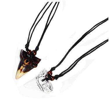 Imagem de COLORFUL BLING Conjunto de colares com pingente de tartarugas marinhas com símbolo de medalhão cordão de algodão ajustável Yin Yang havaiano surfista amuleto da sorte joia para mulheres homens Unix, Resina cordão corda Resina, resina