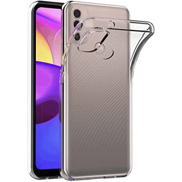 Imagem de Capa para Motorola Moto E30 / Moto E40 (6,5 polegadas) MaiJin Capa Traseira Transparente de Gel de Borracha TPU Macio