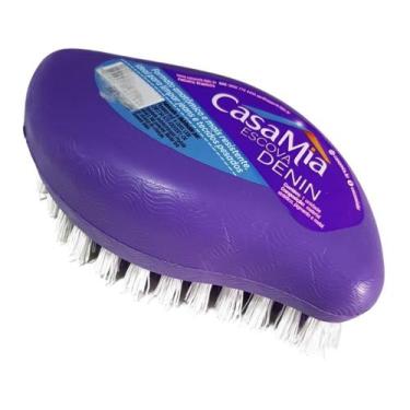 Imagem de Escova Denin Ideal Para Limpar Jeans E Tecido Pesado CasaMia, Roxo