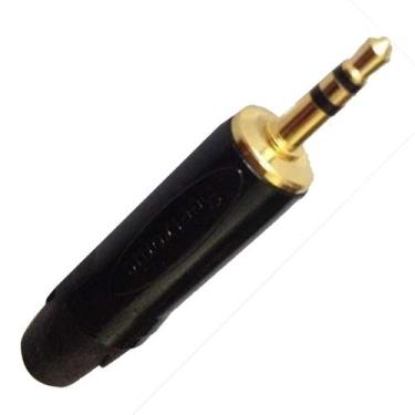 Imagem de Plug P2 Stereo Banhado A Ouro Santo Angelo - Eletronica Castro