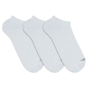 Imagem de 3 Pares De Meias Unissex Adulto Modelo Sapatilha Invisível Esportiva A