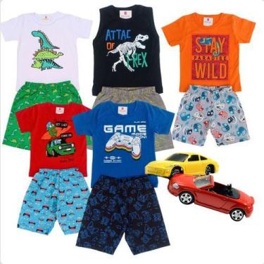 Imagem de Roupas Infantis Criança Menino Lote 10 Peças 1 brinquedo  - Kitilica K