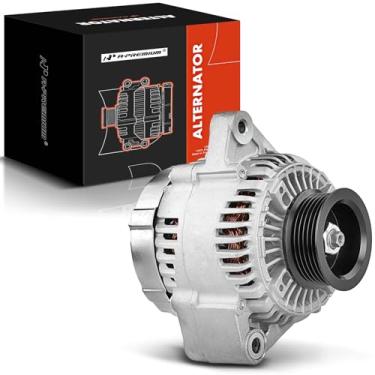 Imagem de A-Premium Alternador compatível com Honda Accord 1998 1999 2000 2001 2002 e Acura CL 1998-1999, L4 2.3L, 80A 12V CCW polia de 6 ranhuras, substituição # 101211-9990, 31100-PAA-A01, 400-5 2038