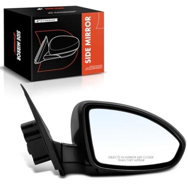 Imagem de A-Premium Espelho retrovisor elétrico lateral do passageiro - compatível com Chevrolet Cruze 2011-2015, Cruze Limited 2016 - Espelho retrovisor externo preto dobrável manual aquecido - Substituição #