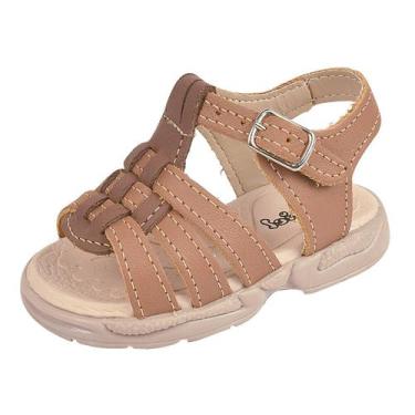 Imagem de Sandália Ortopédica Infantil Menino Trançada Marrom Claro - Raniel Cal